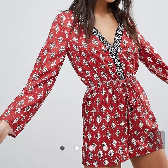 ASOS red romper - Picture 4 of 5